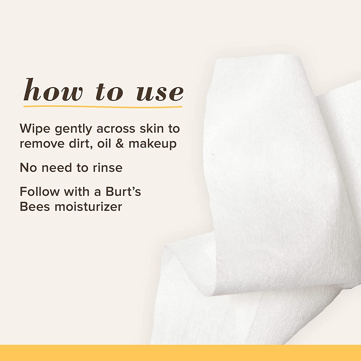 Burt's Bees Face Wipes Easter Basket Stuffers, Makeup Remover Facial Cleansing Towelettes for Sensitive Skin, Hydrating with Cucumber and Mint, 30 Count (Pack of 3) - Image 5